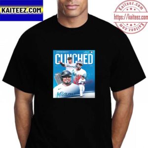 Miami Marlins Clinched MLB Postseason 2023 Vintage T-Shirt