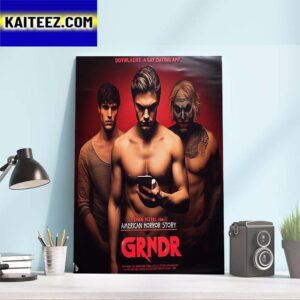 New Poster For American Horror Story Grindr With Starring Evan Peters Art Decor Poster Canvas