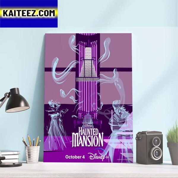 New Poster For Haunted Mansion Of Disney Art Decor Poster Canvas