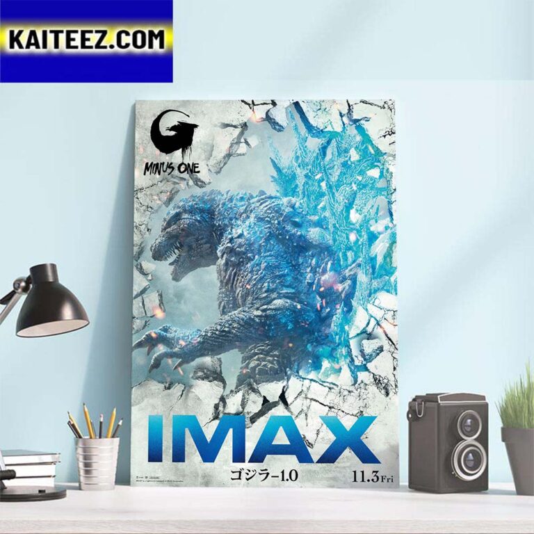 Official Japanese Imax Poster For Godzilla Minus One Art Decor Poster Canvas Kaiteez 5308