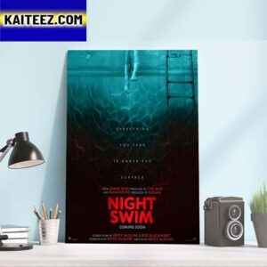 Official Poster For Night Swim Art Decor Poster Canvas