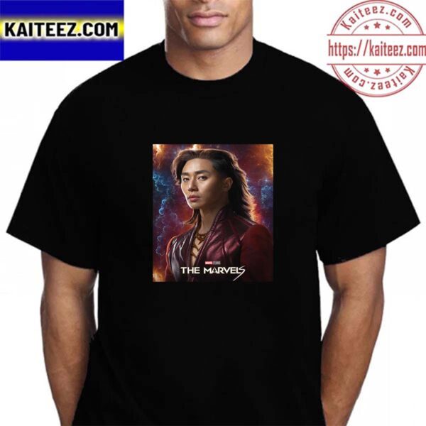 Official Poster For Park Seo-joon as Prince Yan In The Marvels Movie Of Marvel Studios Vintage T-Shirt