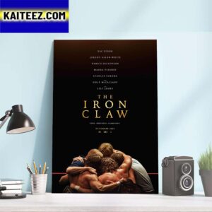 Official Poster For The Iron Claw Of A24 Art Decor Poster Canvas