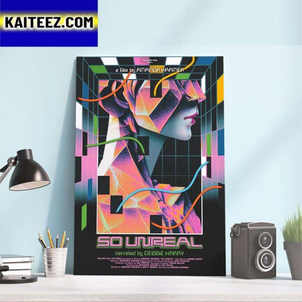 Official poster For So Unreal Of Amanda Kramer Art Decor Poster Canvas