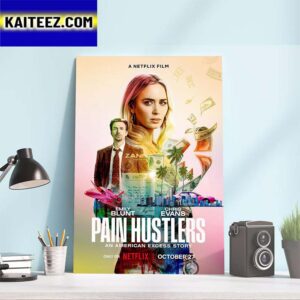 Pain Hustlers Official Poster Art Decor Poster Canvas