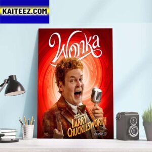 Rich Fulcher as Larry Chucklesworth in Wonka Movie Art Decor Poster Canvas