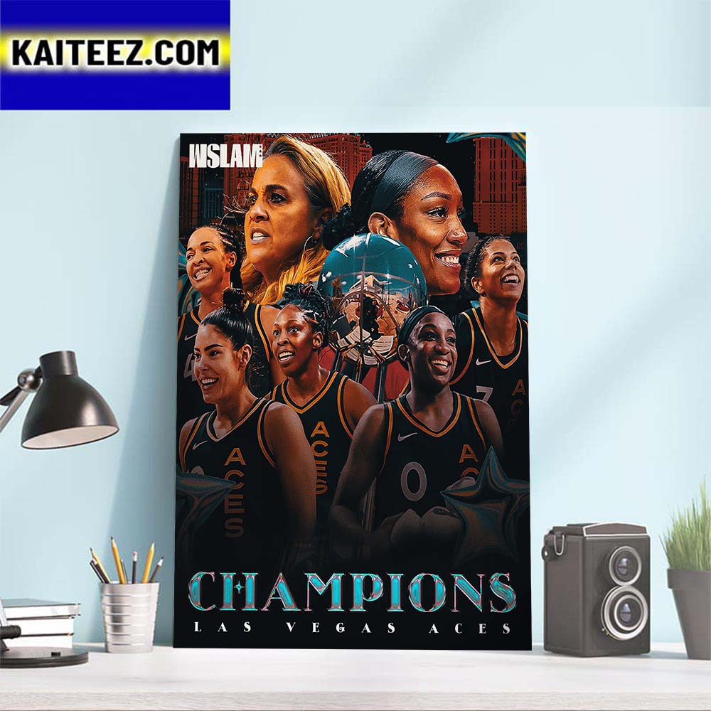Rise Of A Dynasty The Las Vegas Aces Are Back To Back 2023 WNBA Champions Art Decor Poster Canvas