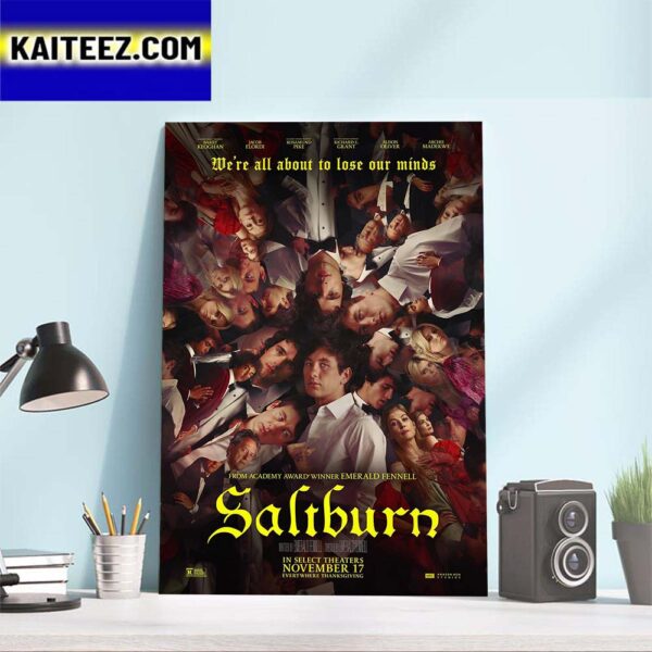 Saltburn Movie New Poster Art Decor Poster Canvas