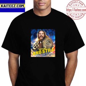Seth Rollins And Still World Heavyweight Champion At WWE Fastlane Vintage T-Shirt