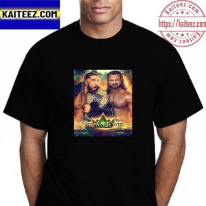 Seth Rollins Vs Drew McIntyre For WWE World Heavyweight Champion At WWE Crown Jewel Vintage T-Shirt