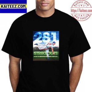 Spencer Strider Is The Latest Atlanta Braves Player To Enter The Franchise Record Books Vintage T-Shirt