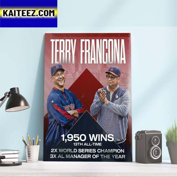 Terry Francona Was One Of The Best Managers Of His Generation Art Decor Poster Canvas