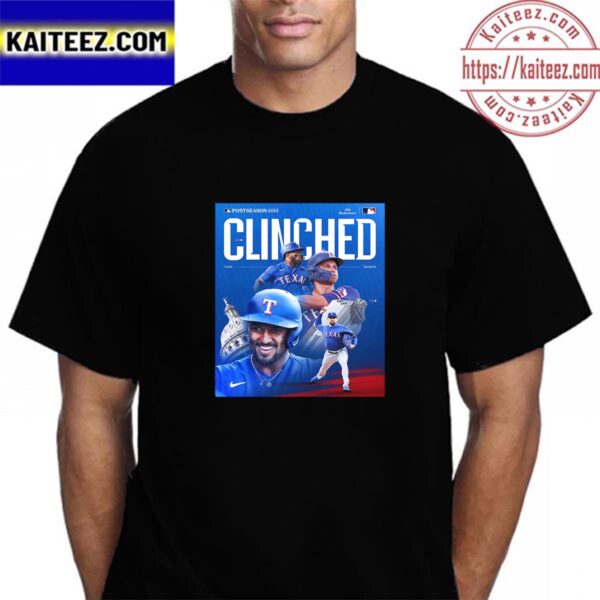 Texas Rangers Are Back In The MLB Postseason For The First Time Since 2016 Vintage T-Shirt