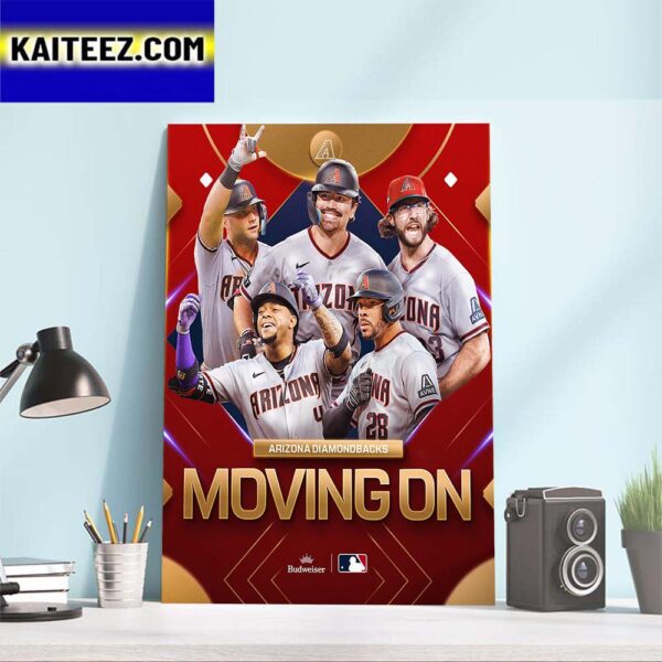 The Arizona Diamondbacks Moving On NLCS 2023 MLB Postseason Art Decor Poster Canvas