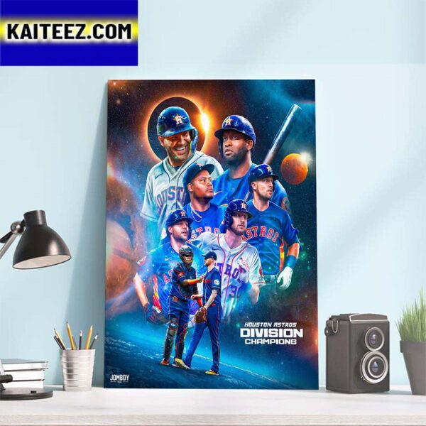 The Astros Have Won The AL West Once Again Art Decor Poster Canvas