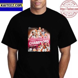 The Las Vegas Aces Win Second Straight Title 2022 2023 Back To Back WNBA Champions Vintage T-Shirt
