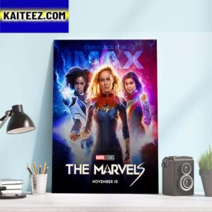 The Marvels Movie Of Marvel Studios IMAX Poster Art Decor Poster Canvas