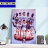 The Texas Rangers Are Going To The 2023 MLB World Series Art Decor Poster Canvas
