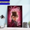 Tom Davis as Bleacher in Wonka Movie Art Decor Poster Canvas