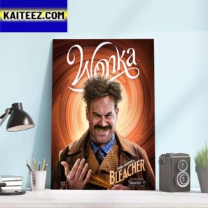 Tom Davis as Bleacher in Wonka Movie Art Decor Poster Canvas