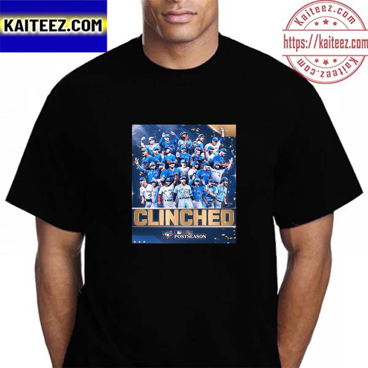 Quality Toronto Blue Jays Clinched 2023 Take October Postseason MLB T-Shirt  - Roostershirt