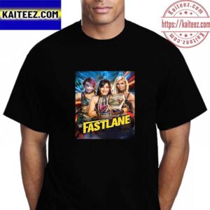 WWE Womens Champion Iyo Sky Defends Against Asuka And Charlotte Flair At WWE Fastlane Vintage T-Shirt