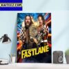 WWE World Heavyweight Champion Seth Rollins Defends Against Shinsuke Nakamura In A Last Man Standing Match At WWE Fastlane Art Decor Poster Canvas