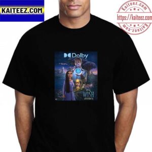 Wish 2023 Dolby Cinema Official Poster Vintage T-Shirt