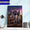 Texas Rangers Win The 2023 MLB World Series For The First Time Ever Art Decor Poster Canvas