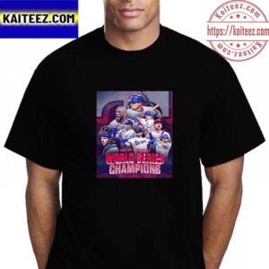 Texas Rangers Win The 2023 MLB World Series For The First Time Ever Vintage T-Shirt