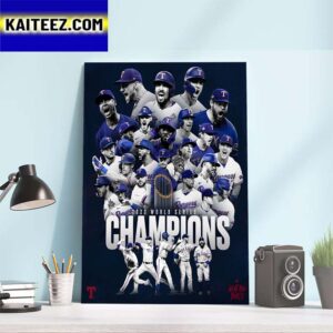 The Texas Rangers Are 2023 World Series Champions Art Decor Poster Canvas