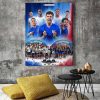 The Texas Rangers Champions 2023 MLB World Series Champions For The First Time Ever Art Decor Poster Canvas