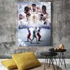 The USMNT Are Back-To-Back-To-Back Concacaf Nations League Champions Decor Home Art Poster Canvas