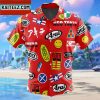 Akaza Demon Slayer Gift For Family In Summer Holiday Button Up Hawaiian Shirt