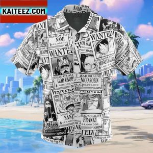 Aloha Strawhat One Piece Gift For Family In Summer Holiday Button Up Hawaiian Shirt
