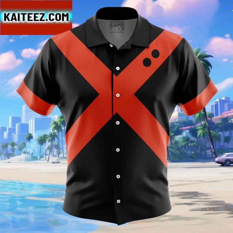 Bakugo My Hero Academia Gift For Family In Summer Holiday Button Up ...