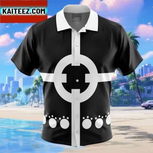 Bartholomew Kuma One Piece Gift For Family In Summer Holiday Button Up Hawaiian Shirt