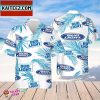 Bud Light Hawaiian Sea Island Pattern Hawaiian Shirt Summer Beer Hawaiian Shirt