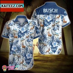 Busch Hunting Mallard Iv Hawaiian Shirt