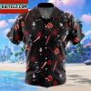 Chibi Strawhat Crew Pattern One Piece Gift For Family In Summer Holiday Button Up Hawaiian Shirt