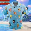 Chibi Studio Ghibli Pattern Gift For Family In Summer Holiday Button Up Hawaiian Shirt