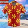 Chopper Pattern One Piece Gift For Family In Summer Holiday Button Up Hawaiian Shirt
