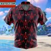 Chopper Pattern One Piece Gift For Family In Summer Holiday Button Up Hawaiian Shirt