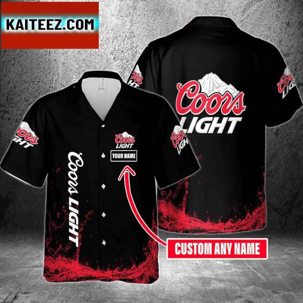 Coors Light Black Summer Hawaiian Shirt For Men And Women