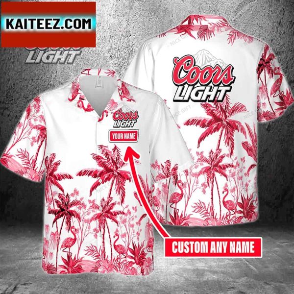 Coors Light Custom Hawaiian Shirt Best Gift For Family Summer Vacation with Name