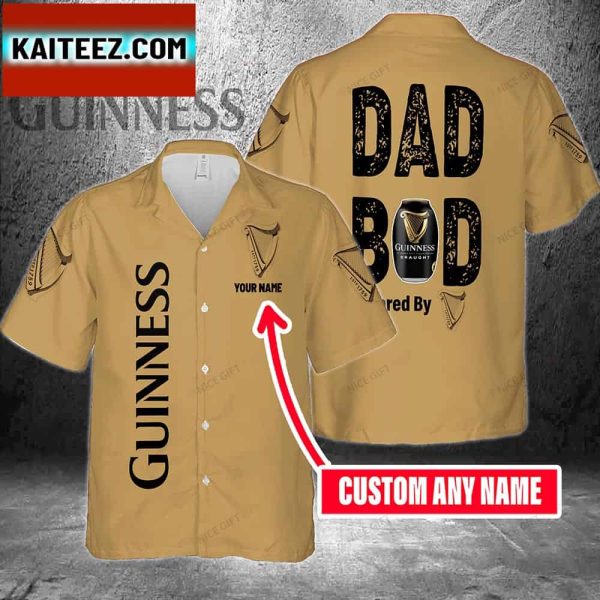 Dad Bod Powered By Guinness For Men And Women Hawaiian Shirt