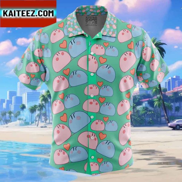 Dango Daikazoku Clannad Gift For Family In Summer Holiday Button Up Hawaiian Shirt