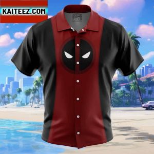 Deadpool Marvel Comics Gift For Family In Summer Holiday Button Up Hawaiian Shirt