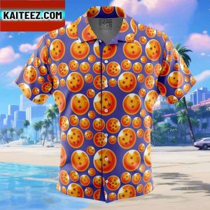 Dragon Balls Dragon Ball Z Gift For Family In Summer Holiday Button Up Hawaiian Shirt