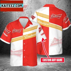 For Men And Women Printed By Budweiser On Hawaiian Shirt